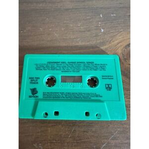 Cedarmont Kids Sunday School Songs Cassette Tape Green 1993 Benson no case
